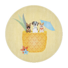Pina Colada Ananas Hunde Schneidebrett