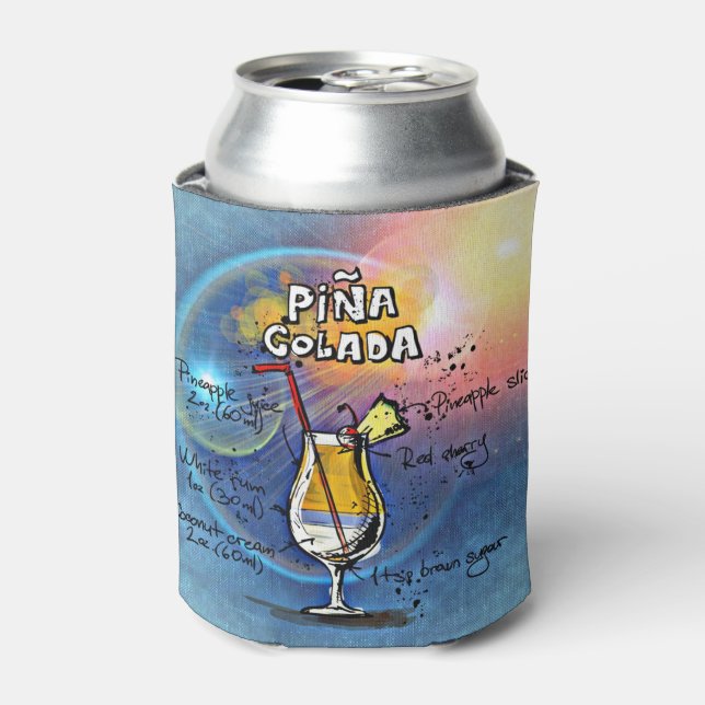 Pina Colada Cocktail (#5 von 12 Sets zur Zubereitu Dosenkühler (Kanne Vorderseite)