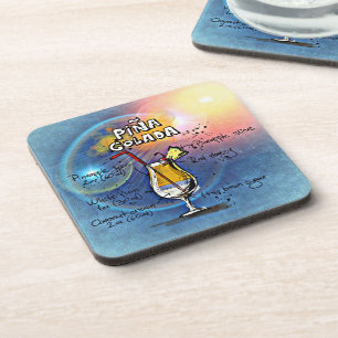 Pina Colada Cocktail (#5 von 12 Sets zur Zubereitu Getränkeuntersetzer