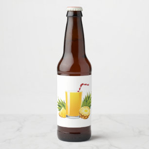 Pina Colada Cocktail Bierflaschenetikett