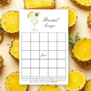 Pina Colada Cocktail - Brautparty-Bingospiell