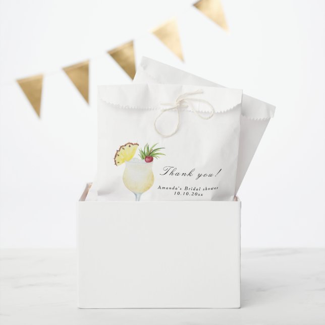 Pina Colada Cocktail Brautparty Geschenktütchen (Party)