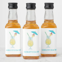 Piña Colada Cocktail Gastgeschenk Hochzeit Bachelo