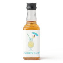 Piña Colada Cocktail Gastgeschenk Hochzeit Bachelo