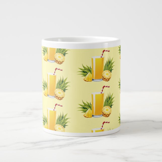 Pina Colada Cocktail Jumbo-Tasse (Vorderseite)