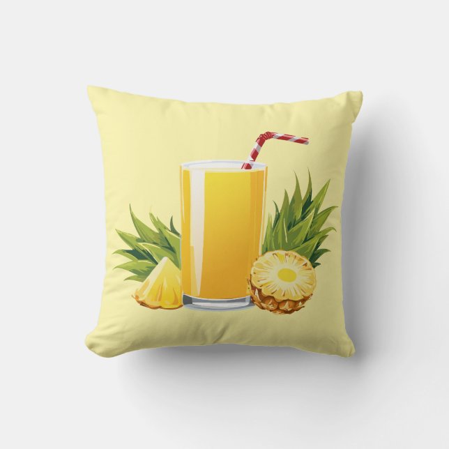 Pina Colada Cocktail Kissen (Vorderseite)