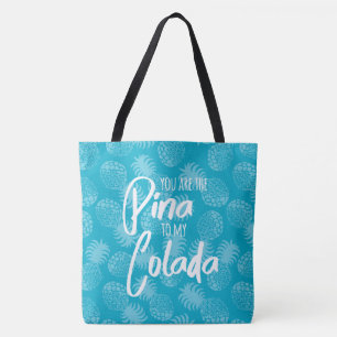 Pina Colada Hawaiianische Ananas Teal Reversibel