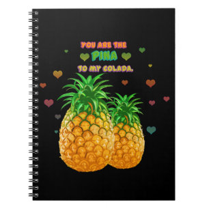 Pina Colada Pineaple Notizblock
