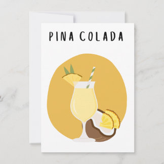 Pina Colada Poster im Kleinformat