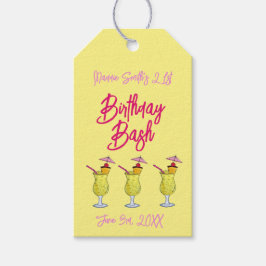 Piña Colada Puerto Rico Ananas Cocktail Party Geschenkanhänger