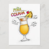 PINA COLADA RECIPE COCKTAIL ART
