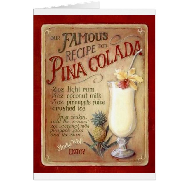 Pina colada Rezept (Vorne)