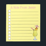 Pina Piña Colada Puerto Rico Ananas Cocktail Notizblock<br><div class="desc">Das Design zeigt eine originelle Illustration einer Piña Colada, einem in Puerto Rico beliebten tropischen Cocktail, der aus Rum, Ananas und Kokosnuss besteht. Toppt mit einer Maraschino-Kirsche und einem Papiergetränk-Regenschirm für eine besondere Leckerei! Dieses Pina Colada Mischgetränk Design ist auch auf anderen Produkten erhältlich. In diesem Shop sind auch viele...</div>