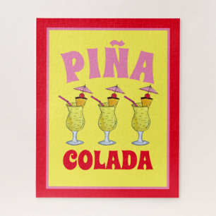 Pina Piña Colada Puerto Rico Ananas Cocktail Puzzle