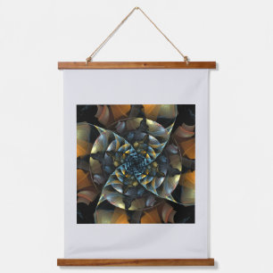 Pinacoteca Abstrakt Art Wandteppich Mit Holzrahmen