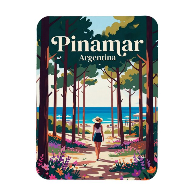 Pinamar Argentinien Magnet (Vertikal)