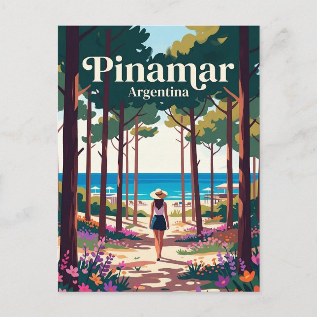 Pinamar Argentinien Postkarte (Vorderseite)