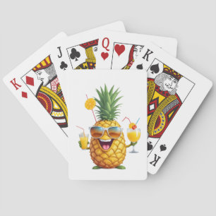Pinaple Fun Frohsinn Urlaub Tropisches Getränk Fre Spielkarten