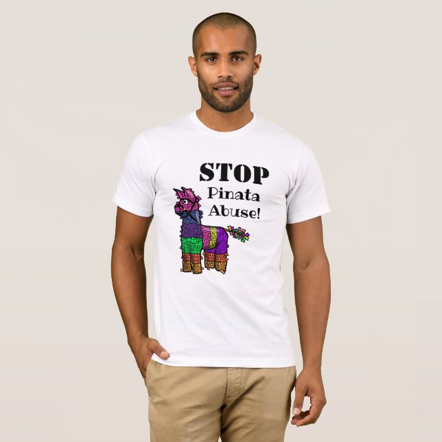 Pinata Abuse T - Shirt stoppen (Vorne ganz)