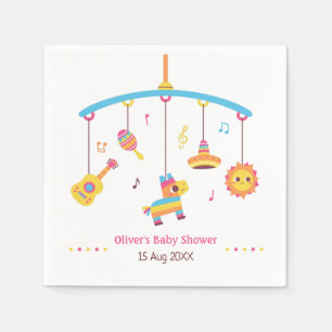 Pinata Fiesta Babydusche Serviette