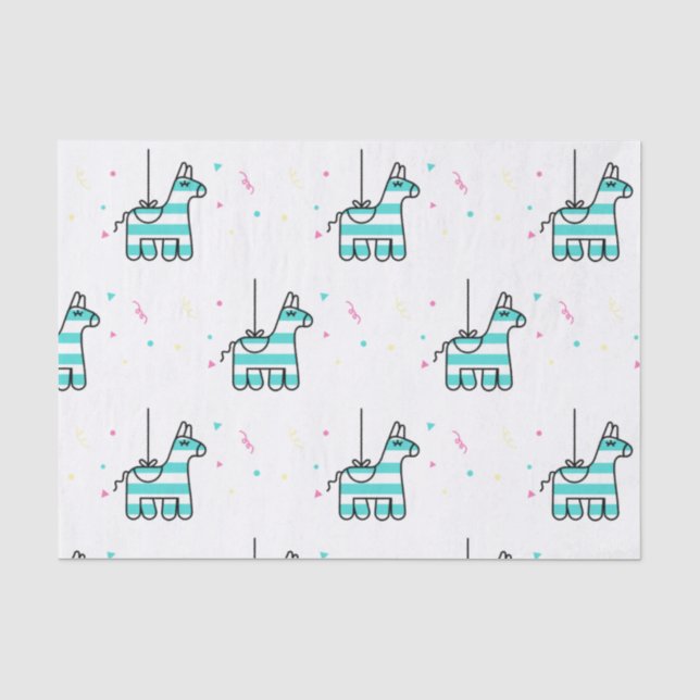 Piñata-Party Seidenpapier (Vorderseite)