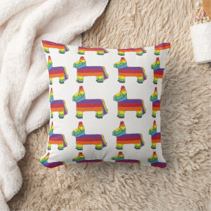 Piñata Rainbow Party Tier Mexican Fiesta Pride Kissen
