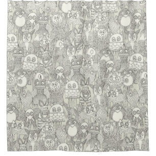 Pinatas-Elfenbein Duschvorhang