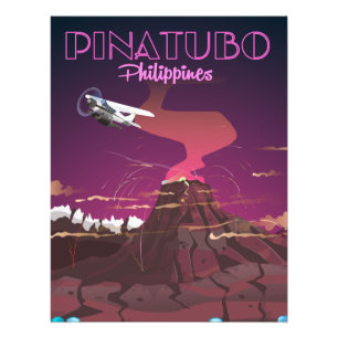 Pinatubo, Philippinen Fotodruck
