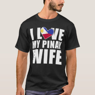 Pinay Ehefrau Philippinen Liebe Proud Husband T-Shirt