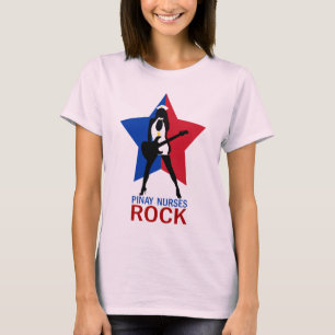 Pinay pflegt Felsen T-Shirt
