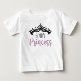 Pinay Prinzessin mit Tiara Baby T-shirt