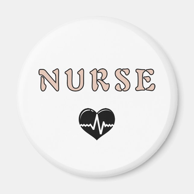 Pinback Button für Krankenschwestern Magnet (Vorne)