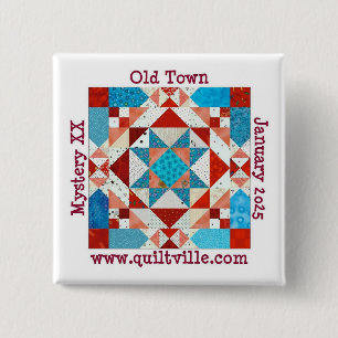 Pinback-Button für Old Town Mystery Button