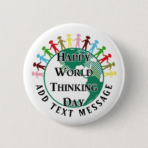 Pinback Button zum Weltdenktag
