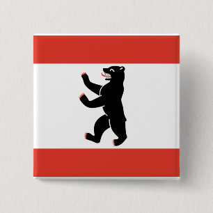 Pinback-Schaltfläche "Flag Berlin" Button