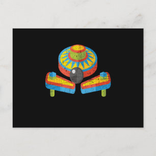 Pinball Arcade Retro Postkarte