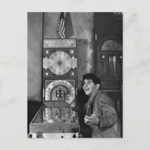 Pinball-Assistent: 40er Postkarte