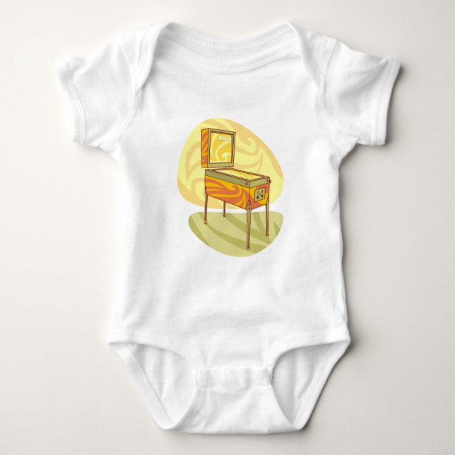 Pinball Baby Strampler (Vorderseite)