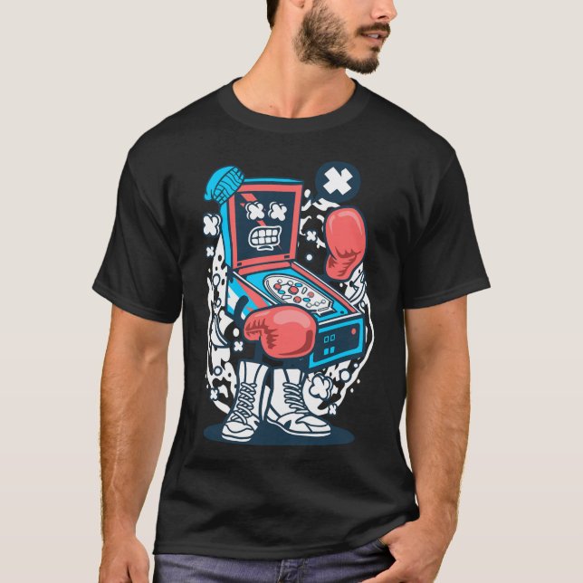 Pinball Boxer T-Shirt (Vorderseite)