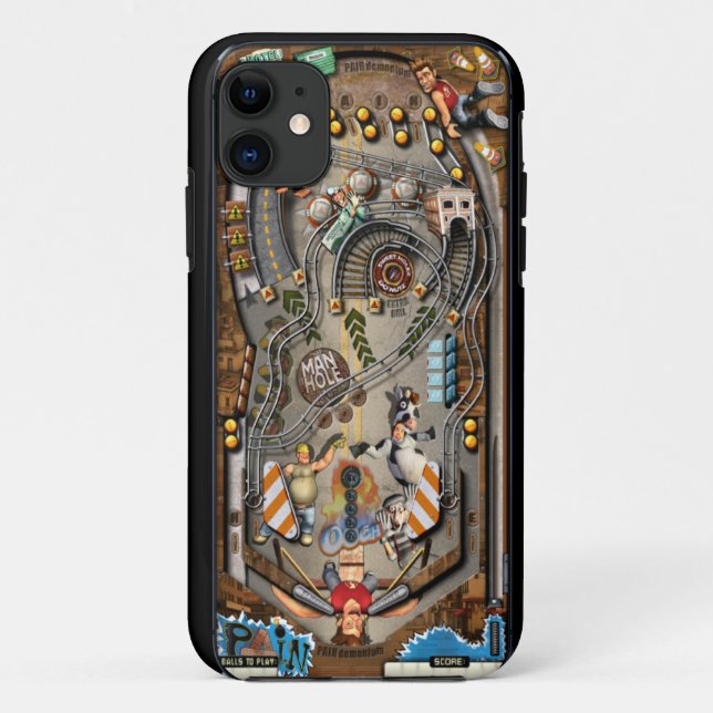 Pinball Case-Mate iPhone Hülle (Rückseite)