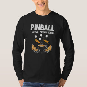 Pinball Coffee   Pinball-Gaming-Legende Vintage-Sp T-Shirt