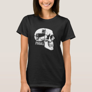 Pinball Fan Skeleton Gaming Gamer T-Shirt