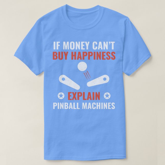Pinball ist Glück Funny Pinball Spieler Arcade G T-Shirt (Design vorne)