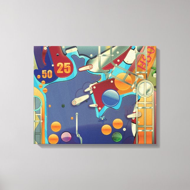 Pinball Leinwanddruck (Vorderseite)