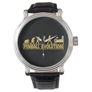 Pinball machine Arcade Evolution Retro Funny Armbanduhr