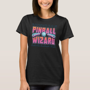 Pinball Machine Flippers Punkte Arcade Spiel Pinba T-Shirt