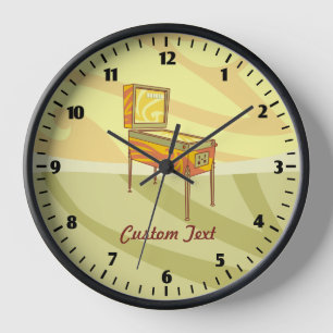 Pinball machine large clock uhr