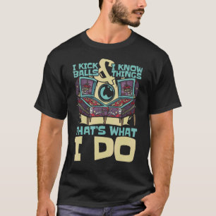 Pinball-Maschine Retro Drehend Pinballs T-Shirt