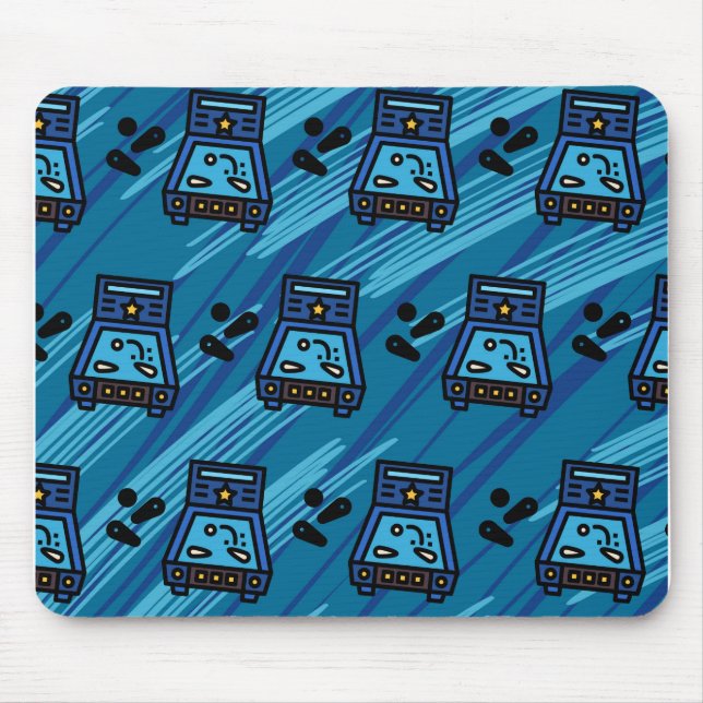 Pinball Player Non Slip Mousepad #2-4 (Vorne)