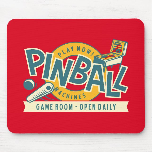 Pinball Player Non Slip Mousepad #32 (Vorne)